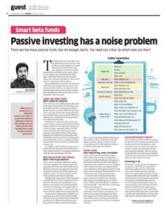 Read more about the article Passive Investing Has a Noise Problem – Economic Times Wealth (18-May-2026)