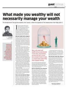 Read more about the article What Made You Rich Will Not Automatically Manage The Money – Economic Times Wealth (21-Sep-2026)