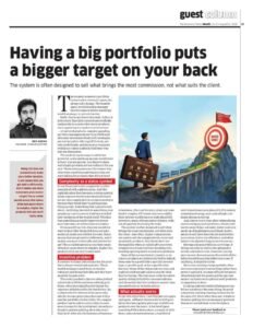 Read more about the article Having a Big Portfolio Puts a Bigger Target on your Back – Economic Times Wealth (27-Jul-2026)