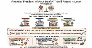 Read more about the article Financial Freedom Without Health? You’ll Regret It Later